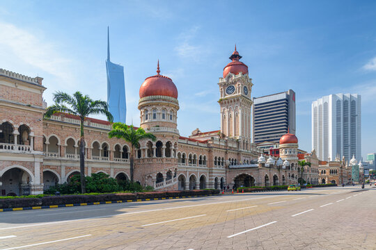The Sultan Abdul Samad Building and Jalan Raja, Kuala Lumpur