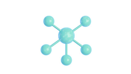 Molecular Structure Icon Science and Chemistry Network Illustration