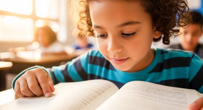 Child Learning Language Education Concept
