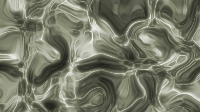 Sage green and abstract silver liquid blend in serene artwork. Suitable for backgrounds, web design, print projects, and mindfulness illustrations.