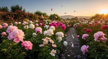 Obraz premium Peony Garden