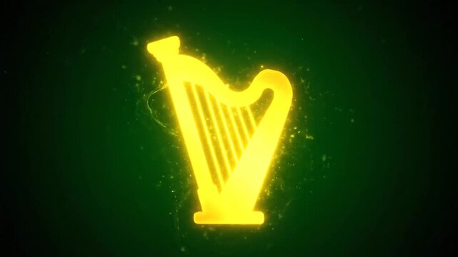 Gemini said

A 3D illustration of a yellow neon sign shaped like a parachute symbol carrying a gift box icon, designed as a vibrant vector concept for a business or music brand on a black background