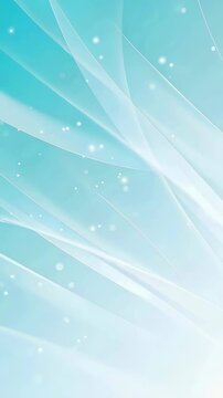 Flowing blue abstract lines with glittering light particles, animated background loop for clean modern concept Vertical video