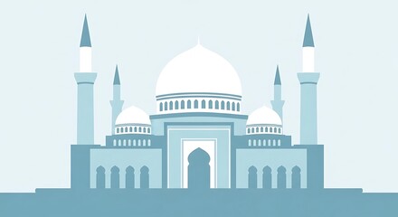 Fototapeta premium Mosque Architecture Islamic Building Design.