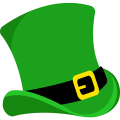 St Patricks Day Hat Illustration