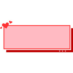 Valentine Day Text Box Decoration