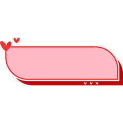 Valentine Day Text Box Decoration