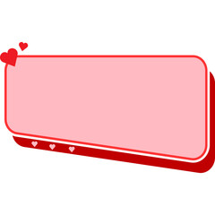 Valentine Day Text Box Decoration
