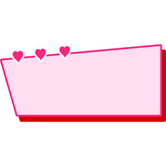 Valentine Day Text Box Decoration