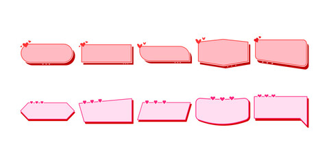 Valentine Day Text Box Decoration