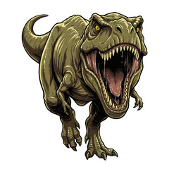 Tyranosaurus Rex roar Artwork Illustration © Aryasakti