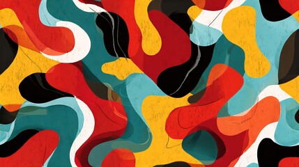 Abstract graphic line art design, clean modern geometric pattern artwork on white background with copy space