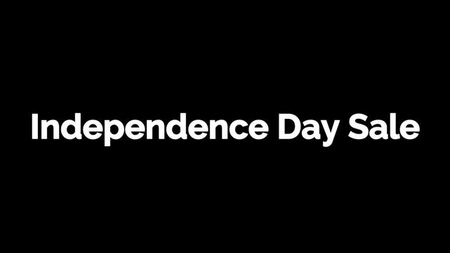 Vibrant multicolored fireworks exploding across the night sky promoting a special limited time Independence Day Sale on transparent background