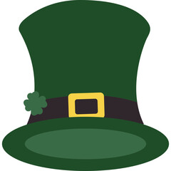 St Patricks Day Hat Illustration