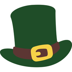 St Patricks Day Hat Illustration