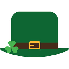 St Patricks Day Hat Illustration