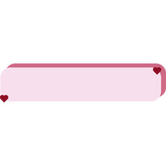 Valentine Day Text Box Decoration 