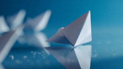 An abstract blue background.