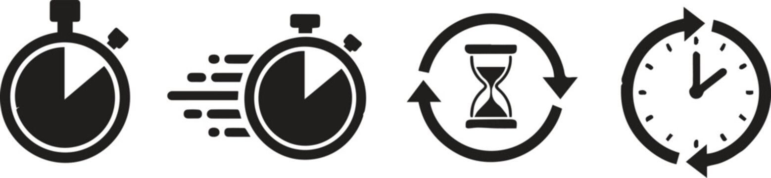 Time evolution and transformation icons