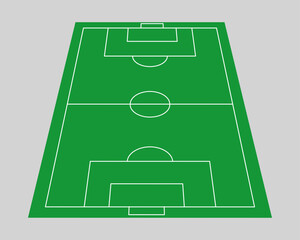 vector illustration of a football field