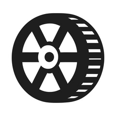 Obraz premium hamster wheel vector silhouette clip art logo design illustration. abstract hamster wheel icon collection