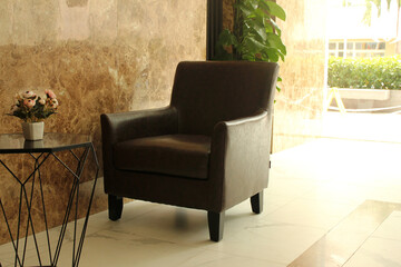 Fototapeta premium Sofa and table in the lobby