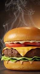 黄金の輝きと食欲の煙