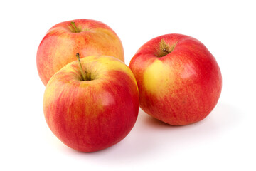 Three Apples, isolated on white background