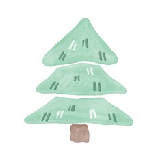 Fir cartoon illustration