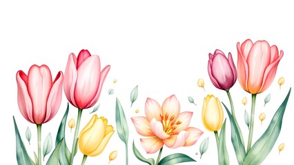 Fototapeta premium bouquet of tulips