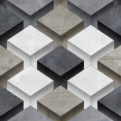 Modern ceramic tile design for luxury interior background with 3d pattern