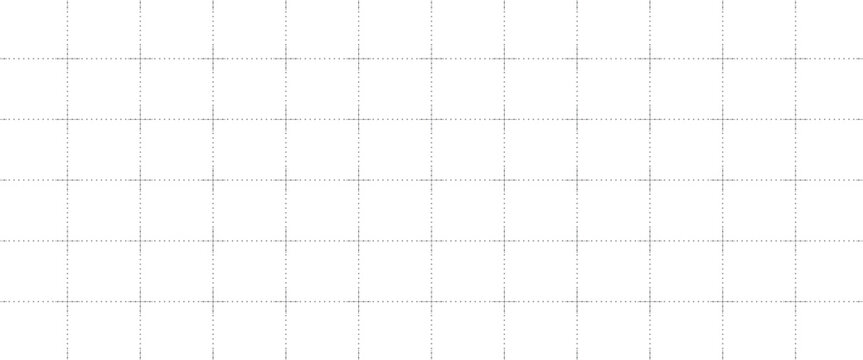 Planer page with dotted grid. Seamless checkered paper texture. Retro bullet journal notebook background. Simple square graph pattern. School math sheet wallpaper. Vector repeating workbook paper