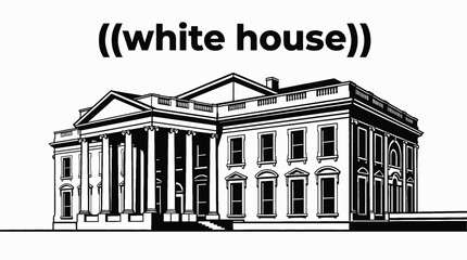 white house political landmark government building in washington america usa representing democracy architecture historic national capitol federal institution power administration monument travel © samira