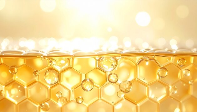 ナノ保湿成分が浸透する角層構造イメージ ジェネレーティブAI