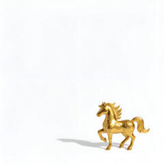 Realistic Chinese New Year zodiac animal figurine made of ceramic or gold material