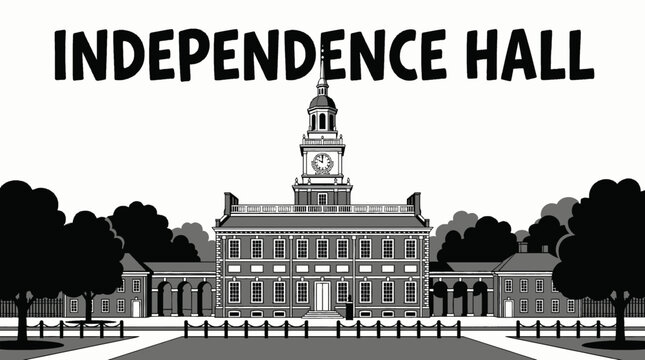 independence hall political landmark historic government building in america usa symbolizing democracy national heritage federal institution power administration architecture travel tourism