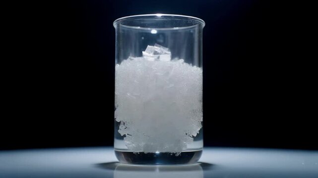 Instant Crystallization from Supersaturated Solution - Macro Seed Crystal Growth in 4K