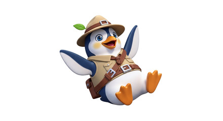Obraz premium slot game character in white background