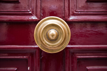 Old door handle and knocker 