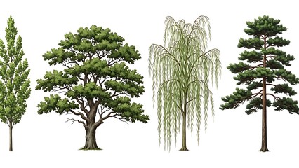 Different types of trees