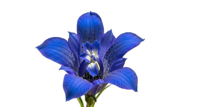 iris flower isolated on white background