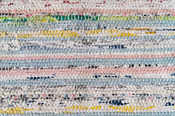 Traditional knitted wool mat texture