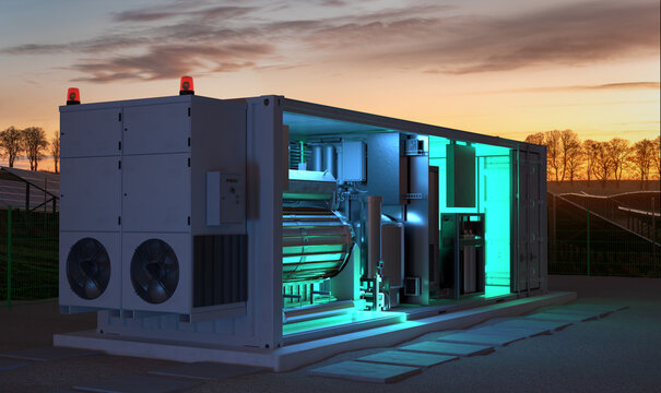 containerized electrolyzer for hydrogen production