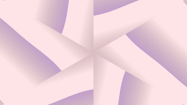 A geometric pattern of intersecting pink and purple planes with shadows, on a white background
