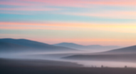 Obraz premium sunrise in the mountains