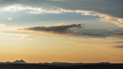 Fototapeta premium Paysage de Namibie au lever du jour