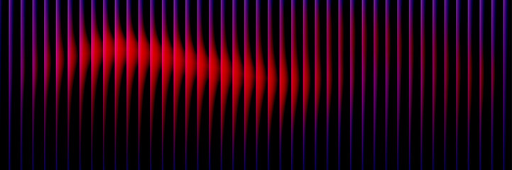 Abstract colorful lines forming vibrant patterns isolated on transparent background