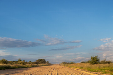 Fototapeta premium Paysage de Namibie au lever du jour