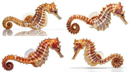 Obraz premium set of dragons isolated on white