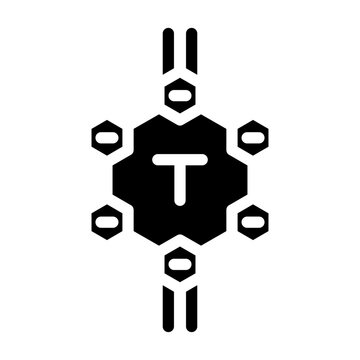 thymine glyph icon